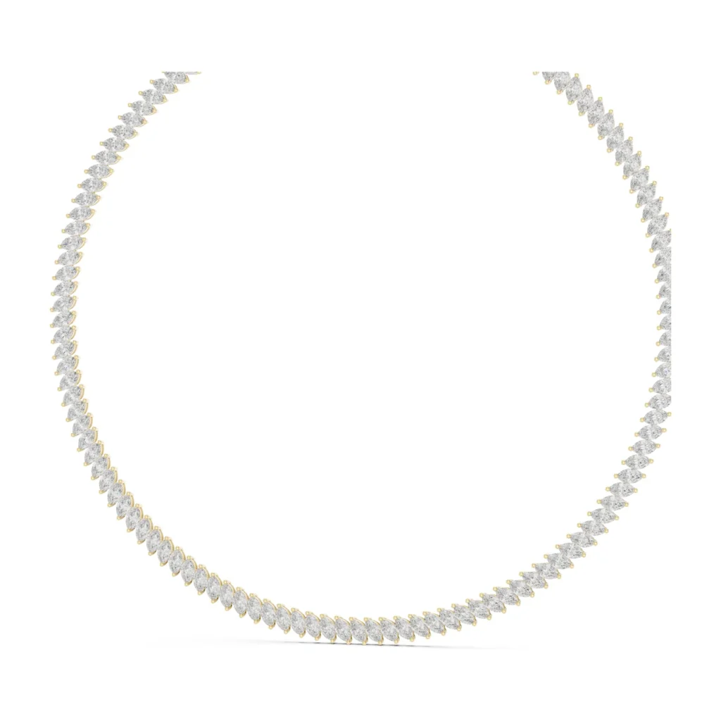Baguette Tennis Necklace