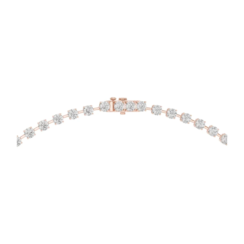 Bezel Diamond Y-Drop Necklace — photo 12