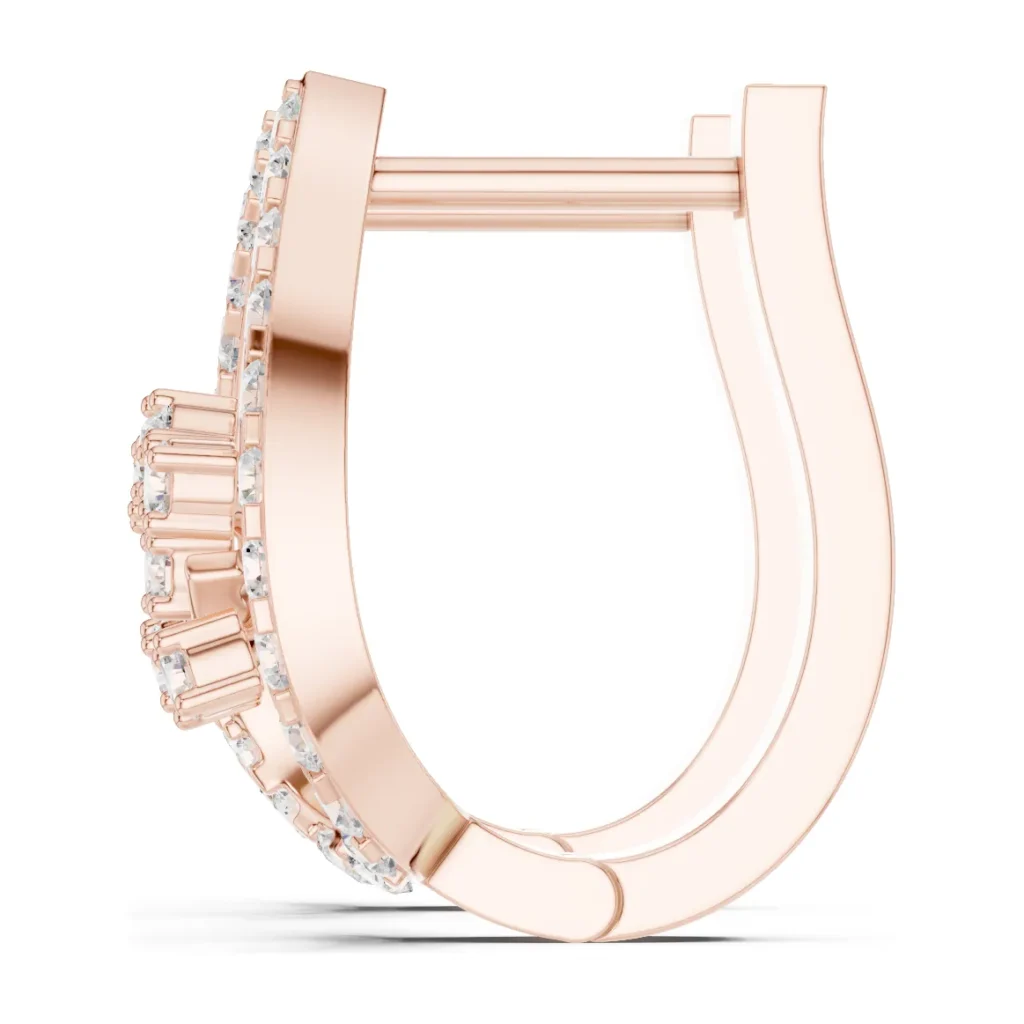 Open Pavé Arc Huggies — photo 11