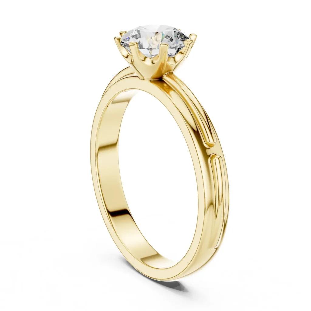 Petite Six-Prong Solitaire Ring