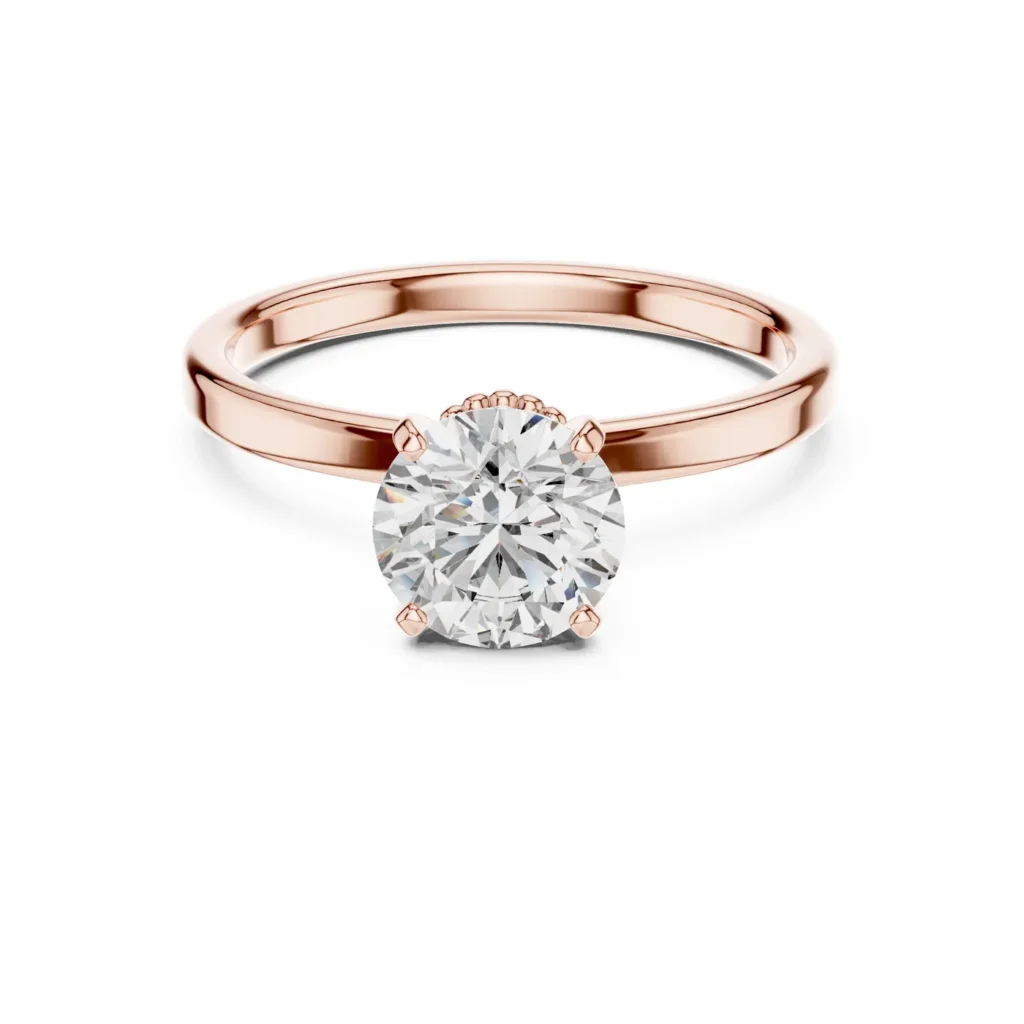 Knot Collar Solitaire Ring — photo 12