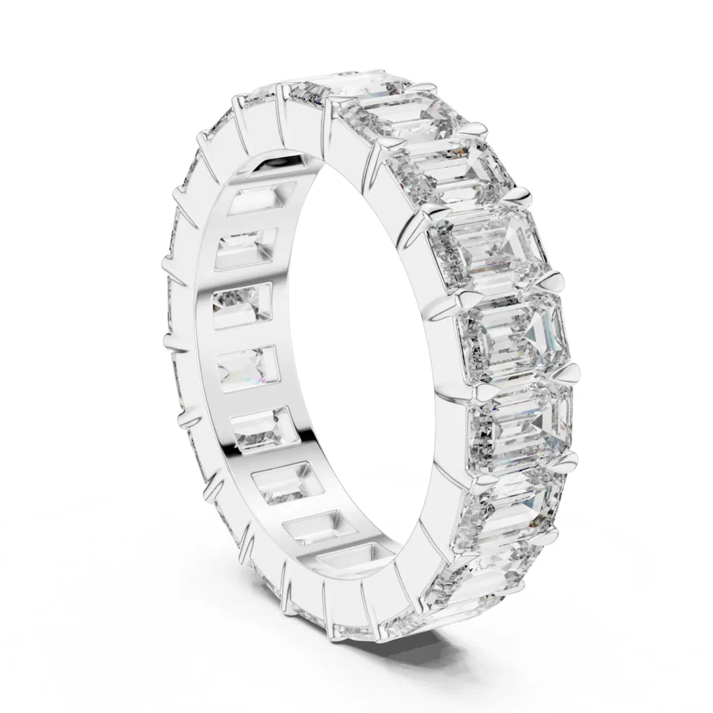 Emerald-Cut Eternity Band — photo 5
