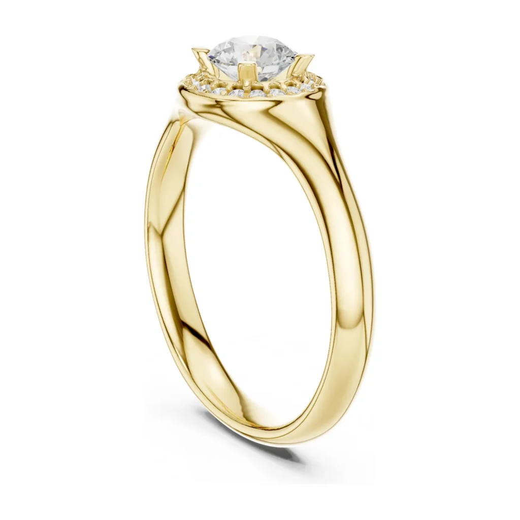Round Halo Bypass Solitaire