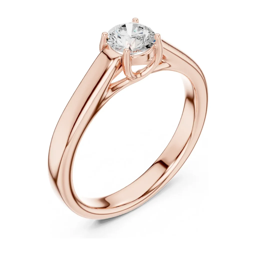 Petite Round Bypass Solitaire — photo 10
