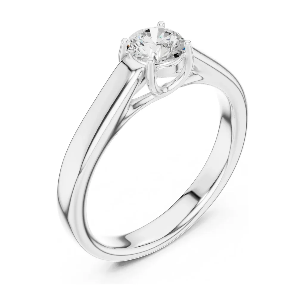 Petite Round Bypass Solitaire — photo 6