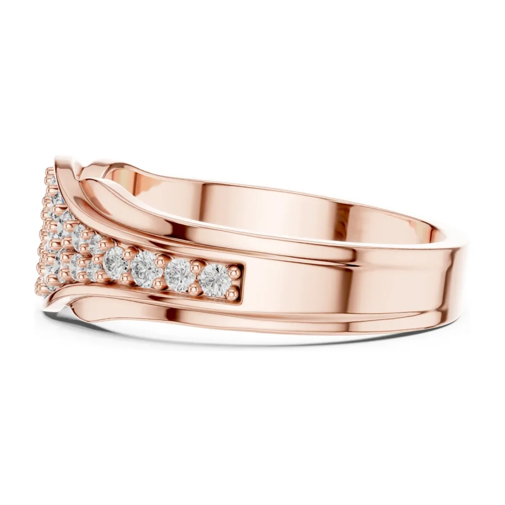 Crossover Pavé Wrap Band — photo 11