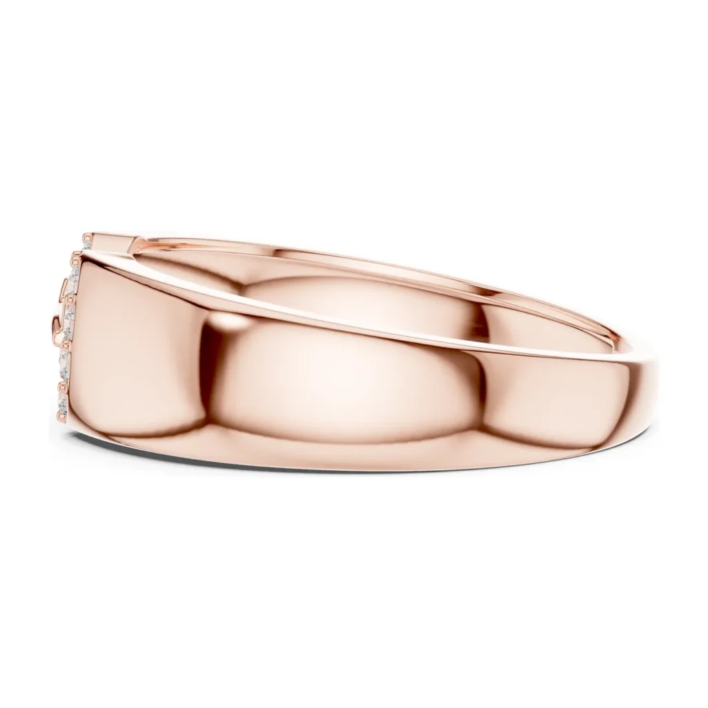 Pavé Buckle Signet Ring — photo 11