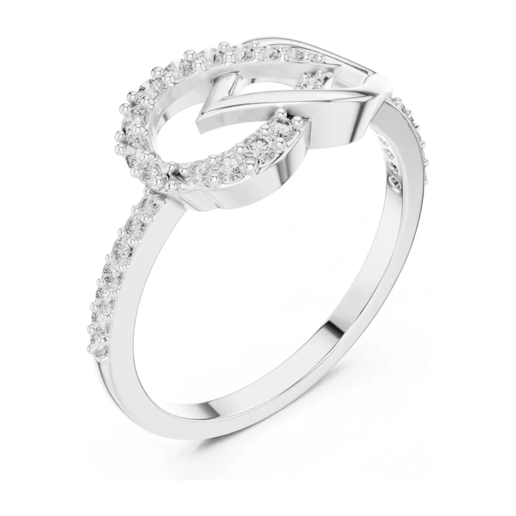 Pavé Open Loop Fashion Ring — photo 6