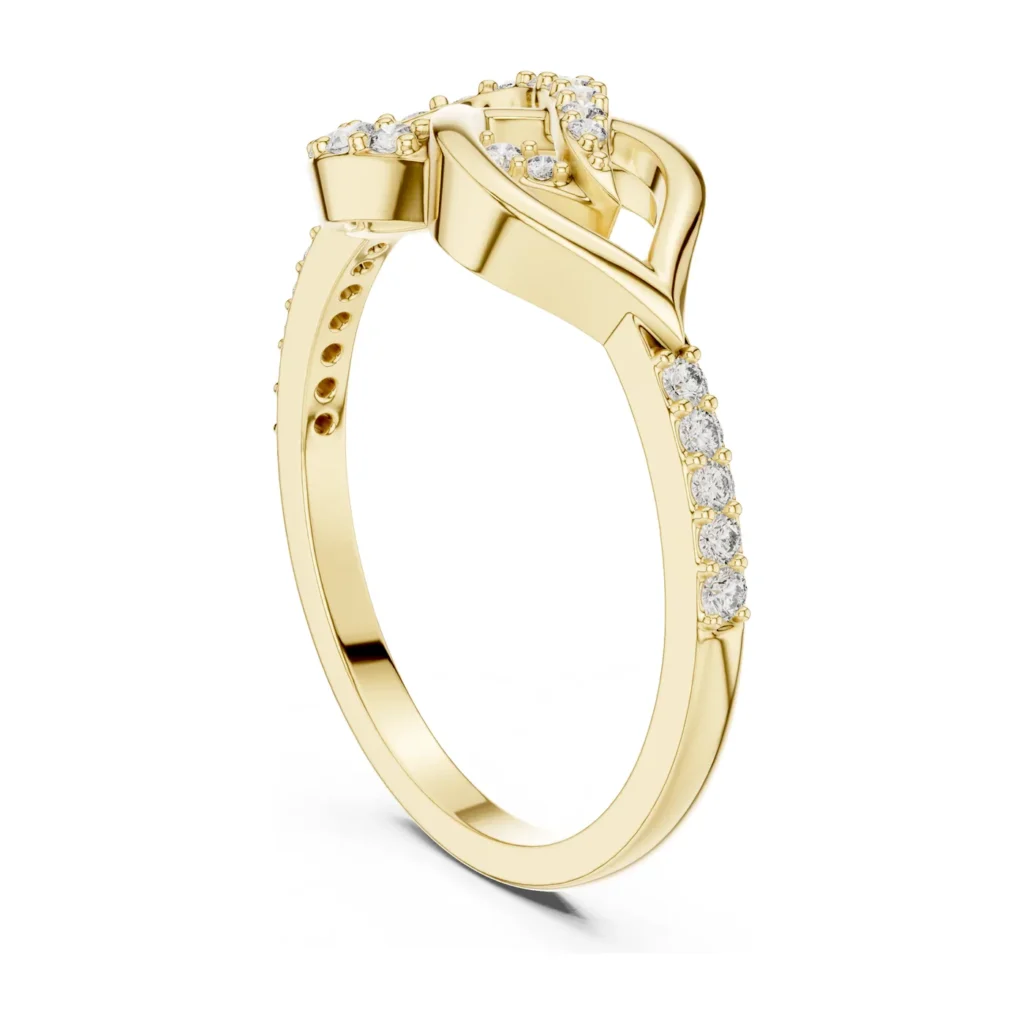 Pavé Open Loop Fashion Ring