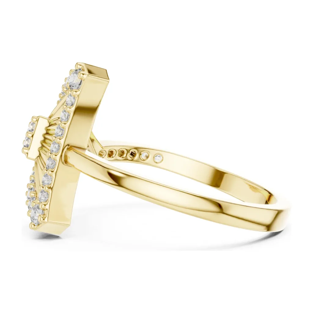 Pavé Sunray Crown Ring — photo 3